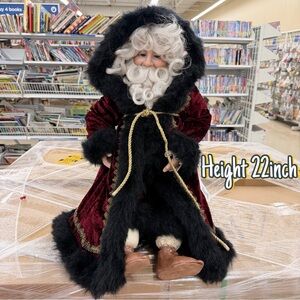 🎅 Vintage 22" Santa Doll by Cynthia Baran 1997 - Mini World Taiwan